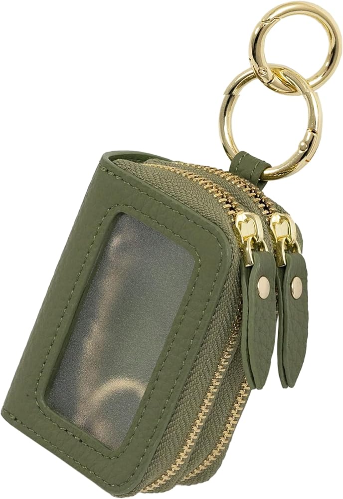 Amazon.co.jp: [RafiCaro] キーケース ダブルポケット 本革 スマート